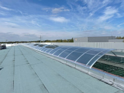 Voûte polycarbonate dans le Nord